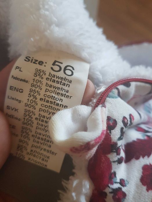 Kombinezon r. 56 dla dziewczynki jesień/zima