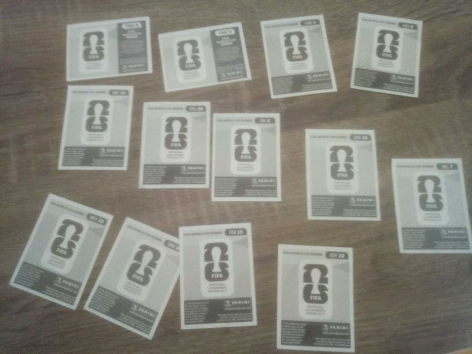 Cromos Repetidos do Mundial