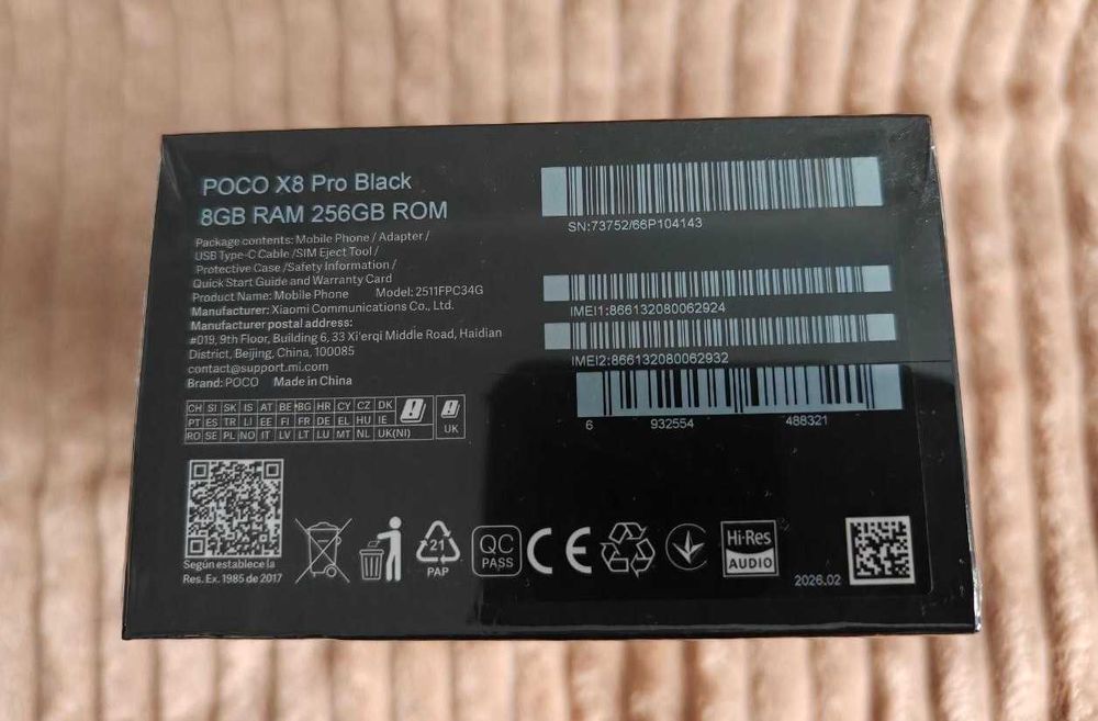 Xiaomi Poco X8 Pro, 8/256, global