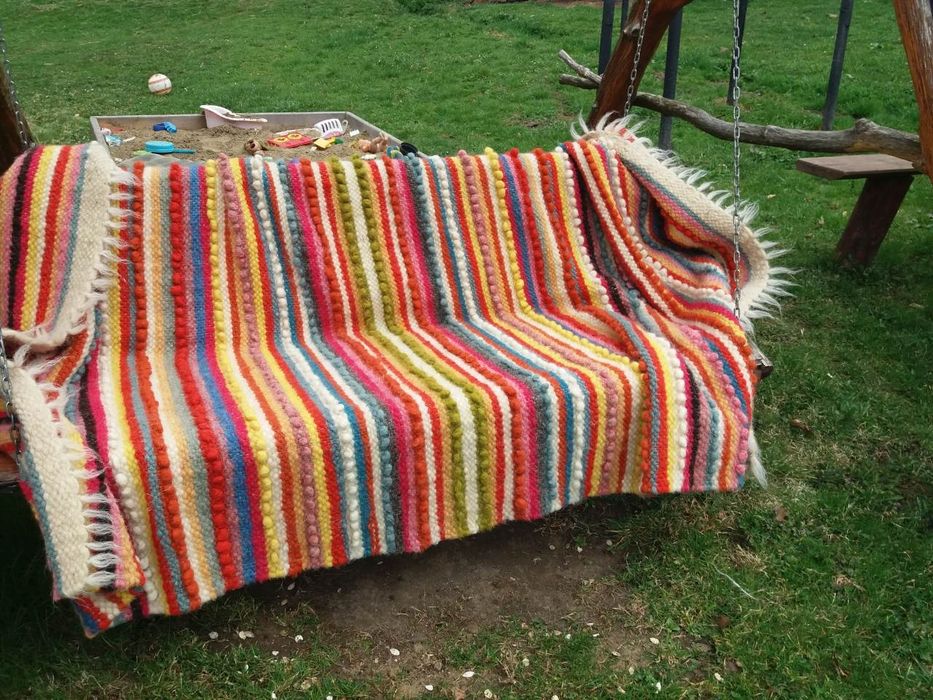 Покривала, ліжник, натуральні ручної роботи ліжник, вовняні вироби