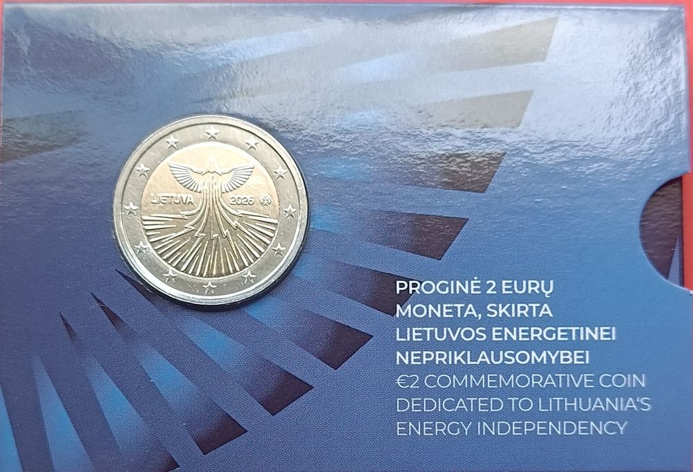 Lituânia 2026 - Moeda 2€ Coincart Independência Energética