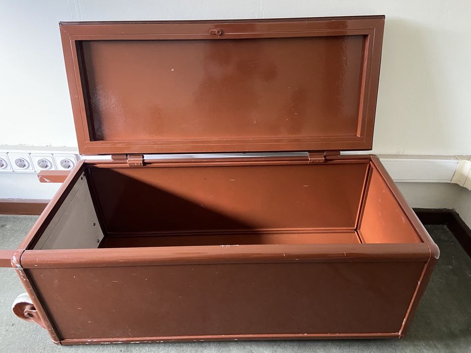 Caixa - cofre-cacifo metalico para quiosque ou para ferramentas