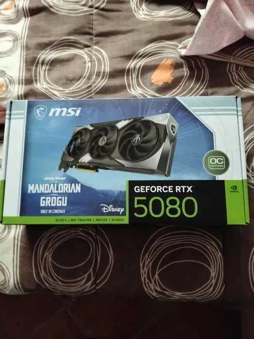 RTX 5080 16GB MSI he Mandalorian and Grogu Edition OC - nova