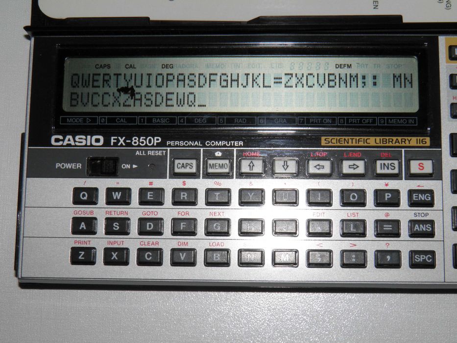 Кишеньковий комп'ютер Casio FX-850P