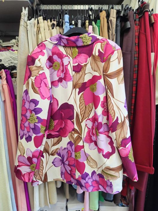 Marynarka Plus Size kwiaty Italy XL !!!