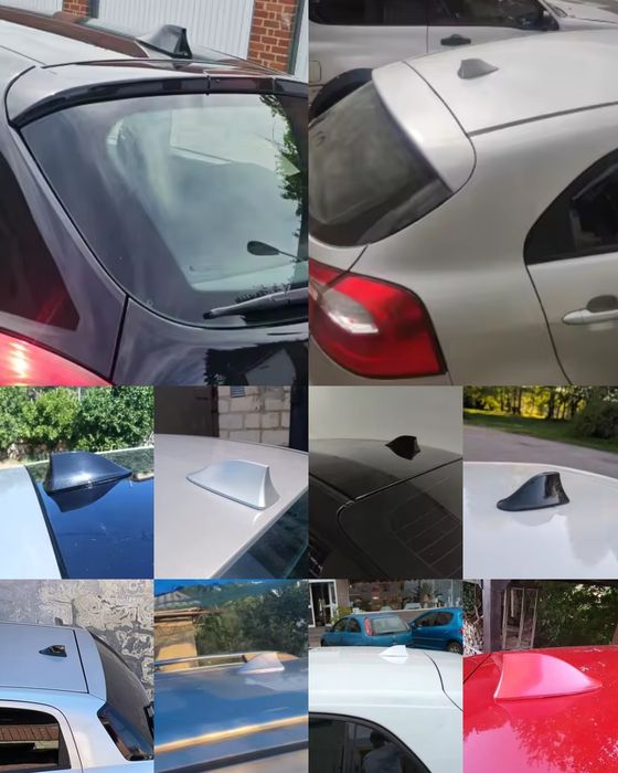 Автомобильная антенна акулий плавник активная FM-Радио новая