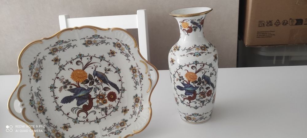 Wazon+talerz dekoracyjny