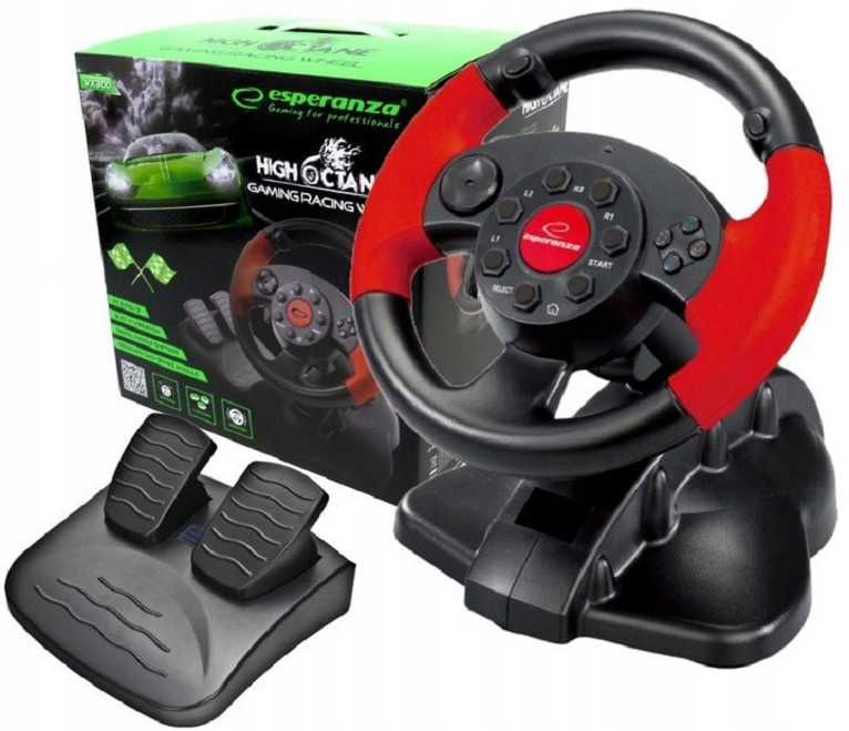 Руль для пк компьютера с педалями руль для игр игровой руль: 1 455 грн ...