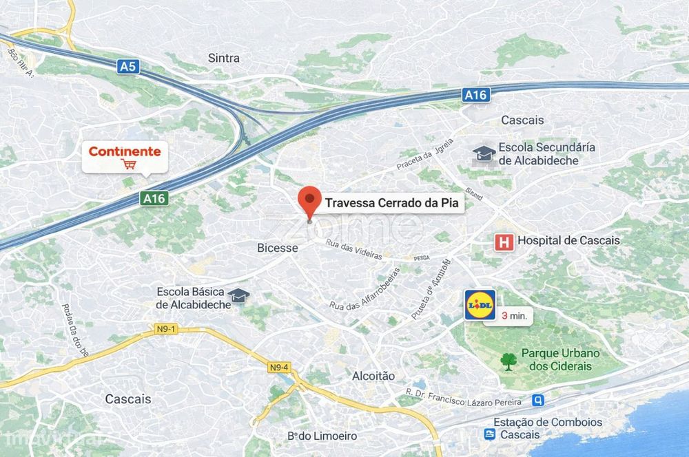 Ground-floor house for investment – central Alcabideche