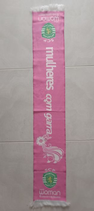 cachecol Rosa do Sporting