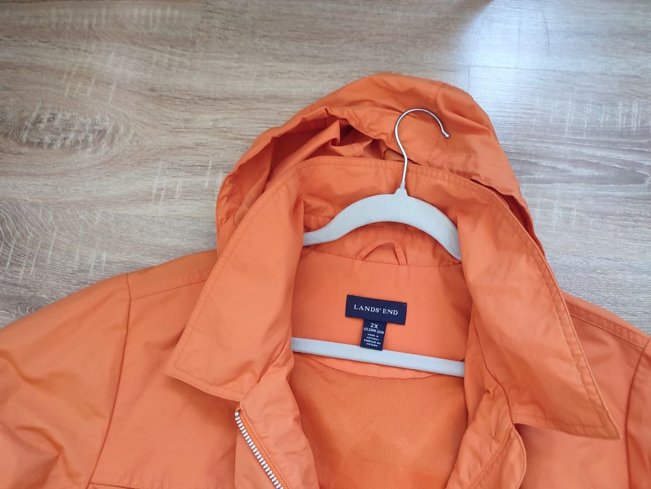 Kurtka wiatrówka plus size Lands end