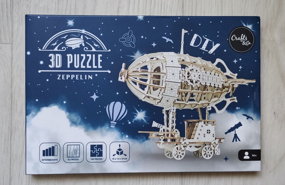 3d пазл Дирижабль Цеппелін 159 деталей