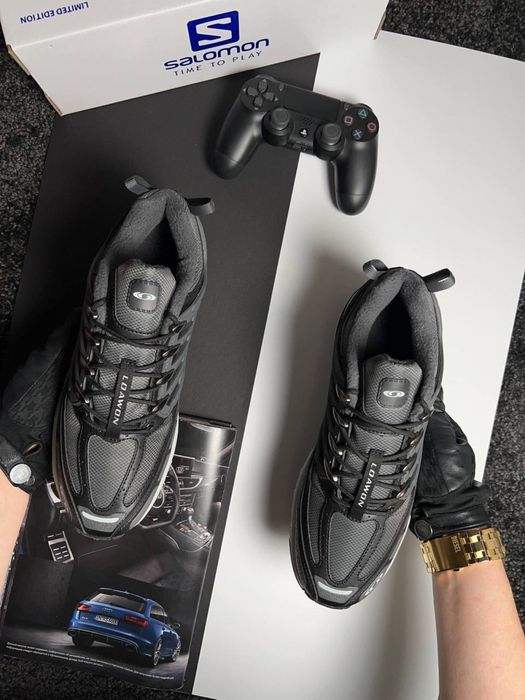 Чоловічі кросівки саломон Salomon ACS Pro GTX Grey Black White [41-46]