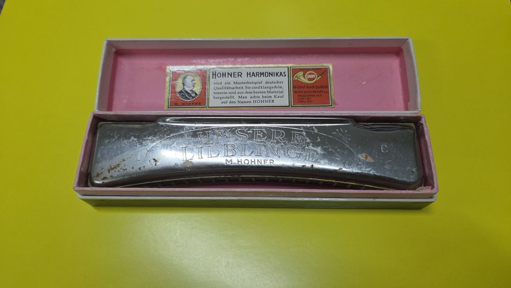 Harmonijka harmonikas Hohner klasyl zabytek ddr GDR PRL Germany