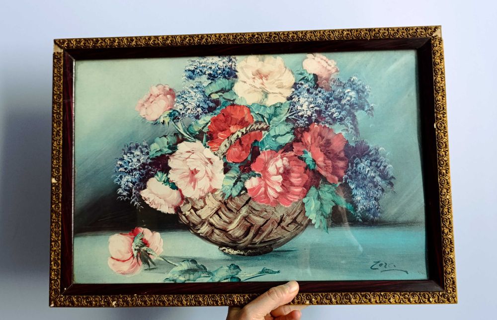 Quadro com Jarra de Flores