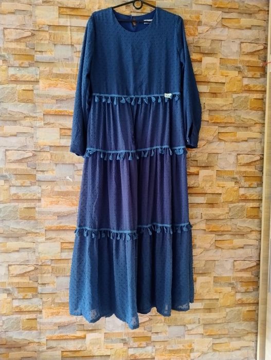 Śliczna elegancka długa maxi sukienka plus size