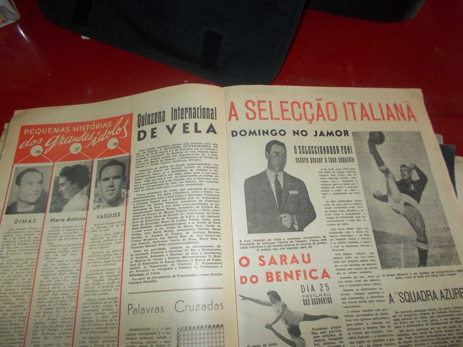 Sport Ilustrado 1957. Covilhã vs Setúbal. Benfica vence Barreirense .