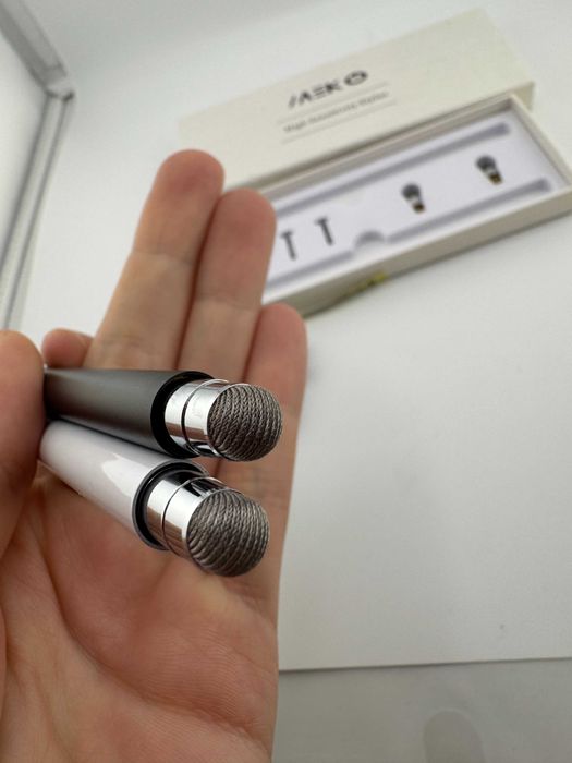 MEKO Uniwersalny Rysik 2sztuki do ekranów dotykowych czarny 6 końcówek