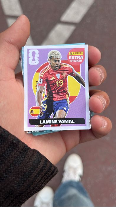 Carta da copa de 26 lamine yamal