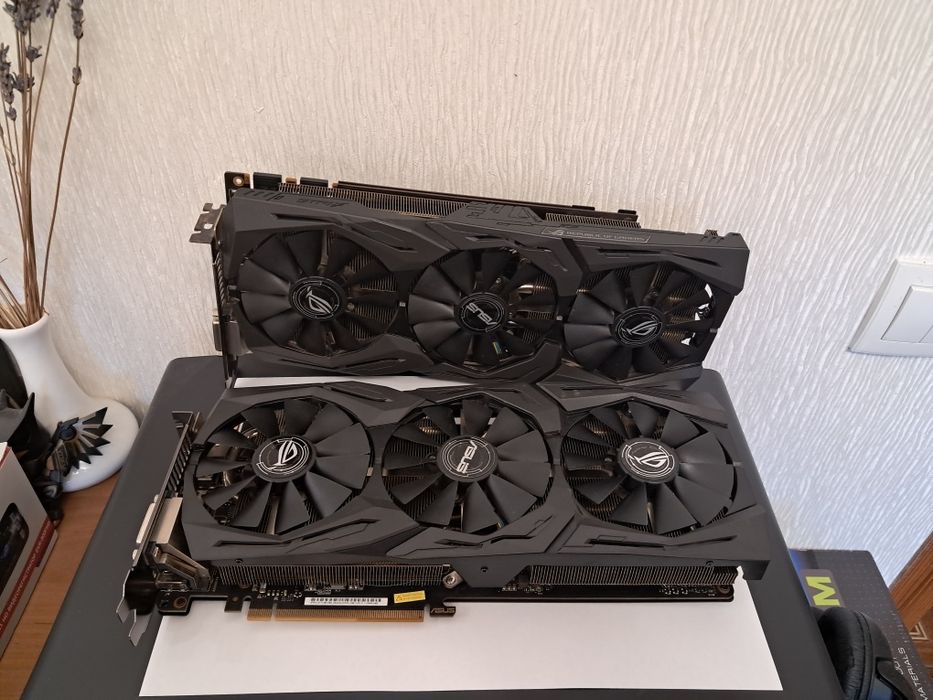 Видеокарта КАК НОВАЯ ASUS STRIX GTX 1080  8GB пломба др.