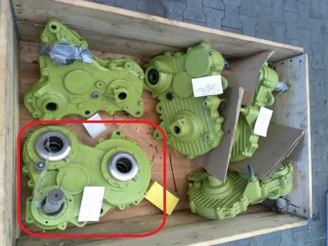 Claas Jaguar 502 przekładnia walców wciągających prawa strona