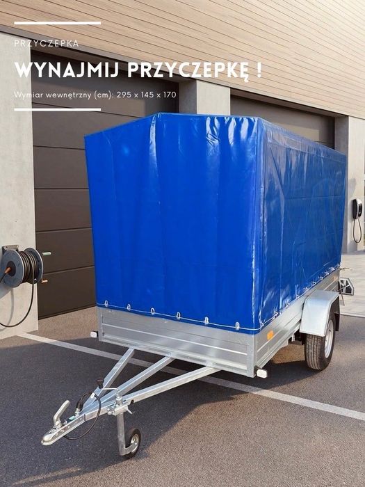 Wynajem Przyczepek - Wynajmij : Nowa Przyczepa Rydwan (295x145x170)