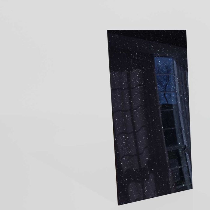 Czarna płytka polerowana 120x60 z efektem Galaxy - luksusowy kamień