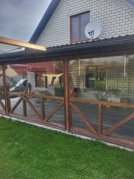 Вікна м'які з тканини ПВХ для тераси/альтанки