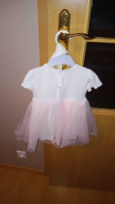 Sukienka rozmiar 80 + kurteczka i opaska