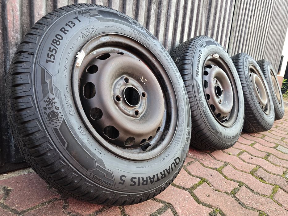 Felgi z oponami 155/80R13 Opel Astra 4x100 Corsa Chevrolet Kalos Spark