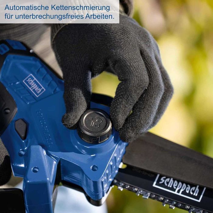 Акумуляторна ланцюгова пила для гілок Scheppach BC-PS150-X 20 В