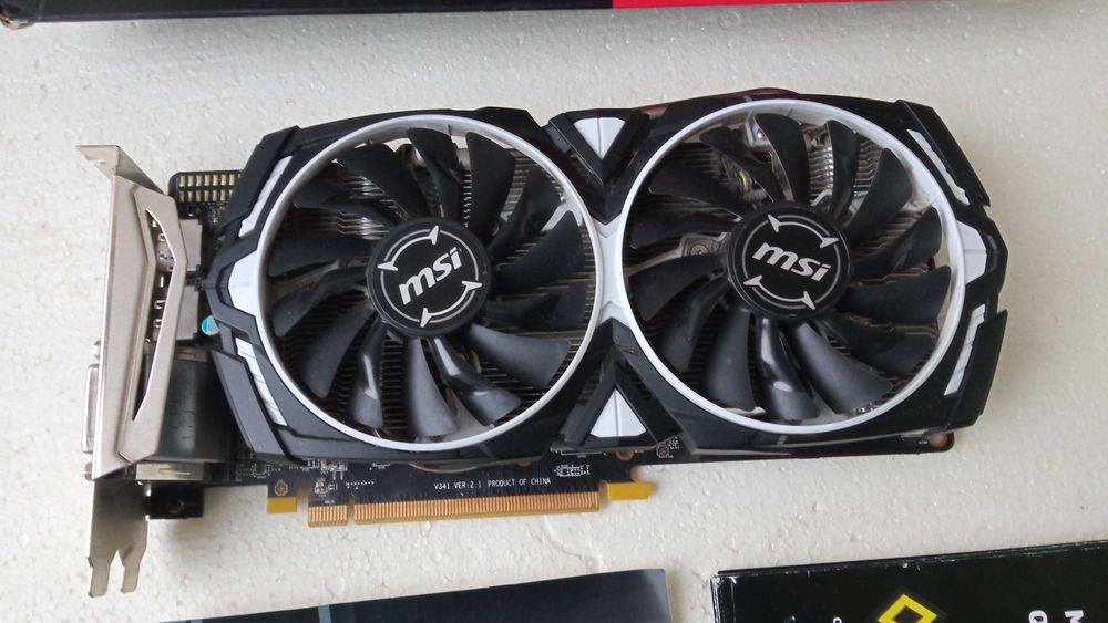 Видеокарта MSI ARMOR Radeon RX 570-4GB-DDR5