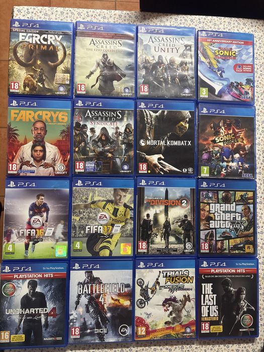 Varios jogos ps4