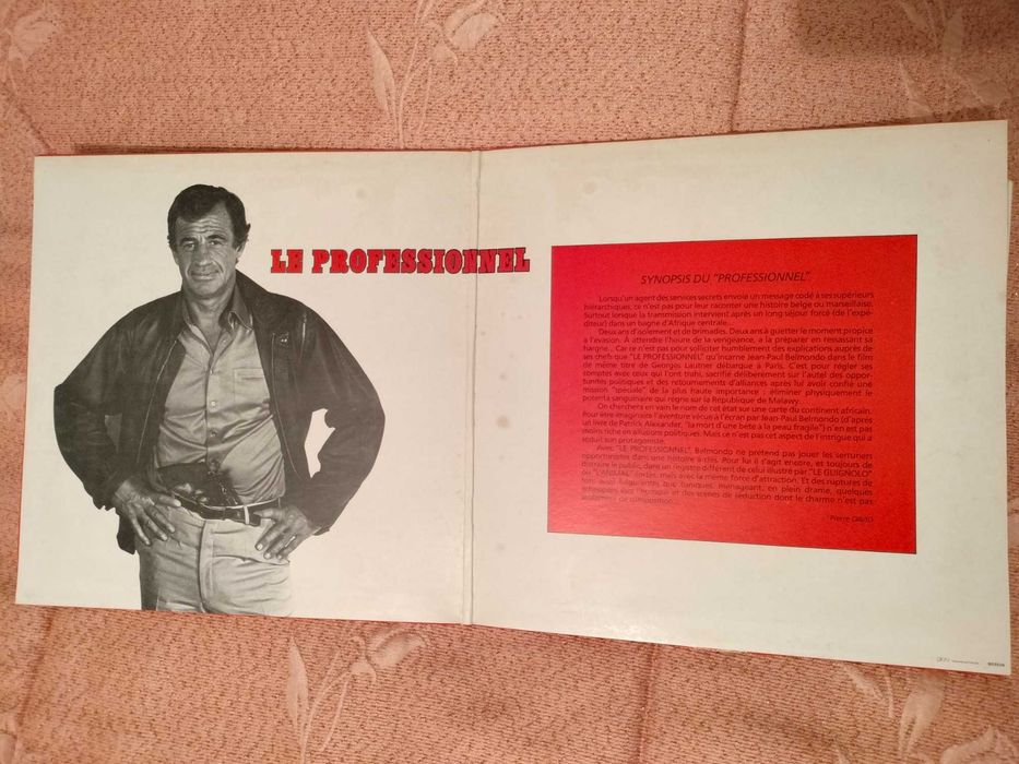 Disco Vinil 1981 Ennio Morricone " Le Professionnel"