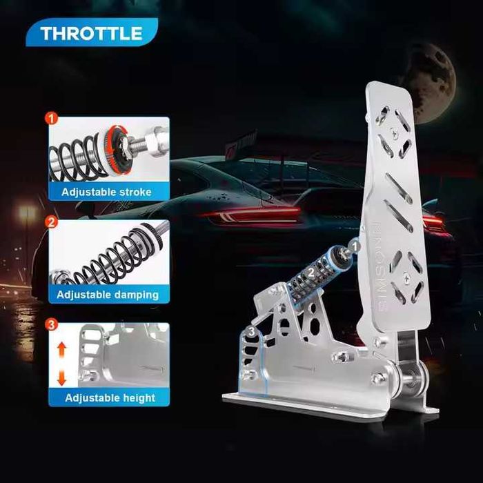 SIMSONN PRO Racing Sim Pedais para PC Jogos De Corrida P3-H3