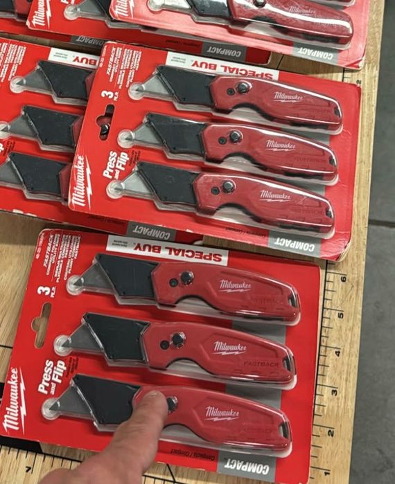 Noże Milwaukee trapezowe oryginalne