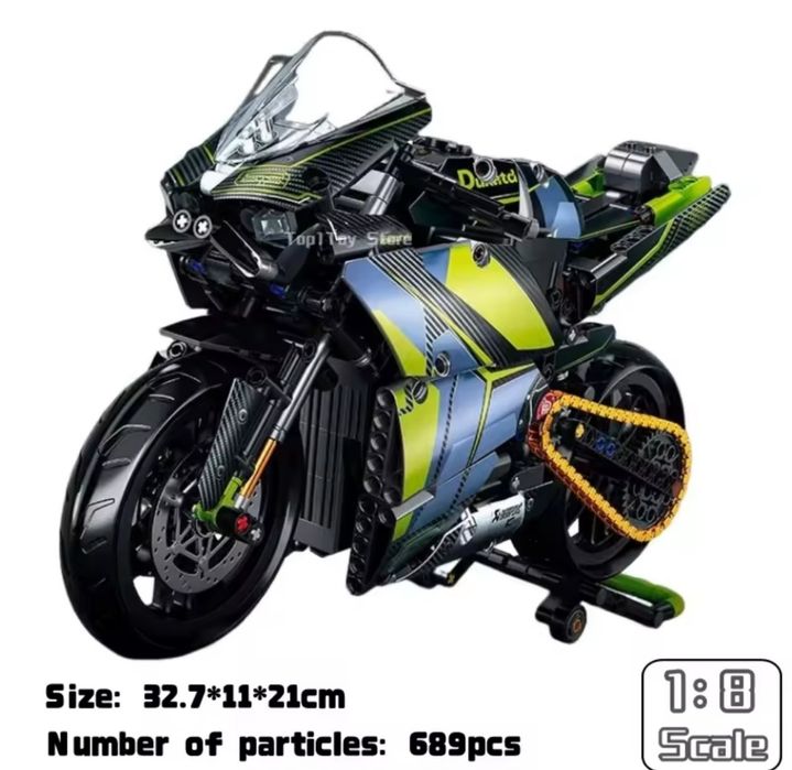 Конструктор мотоцикл BMW Lego Technic байк  689 блоков Лего