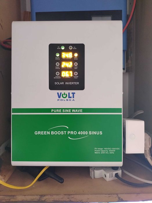 Przetwornica solarna VOLT POLSKA GREEN BOOST PRO 4000 SINUS (160-500VDC)