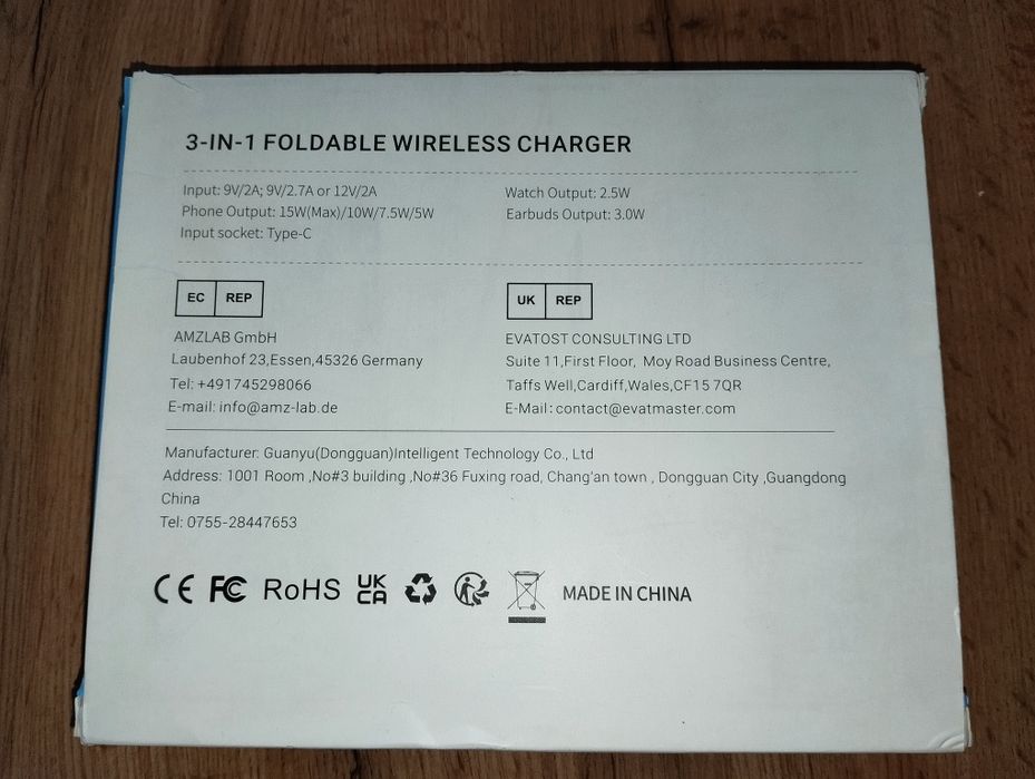 Ładowarka bezprzewodowa 3 in 1