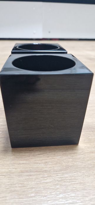 Fabbian klosze czarne Cubetto 2szt