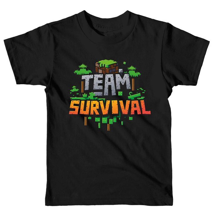 koszulka w stylu gry minecraft, koszulka gracza styl gra minecraft