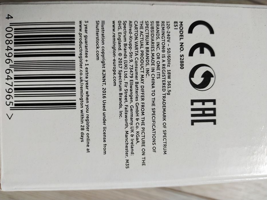 Nowa prostownica do włosów Remington