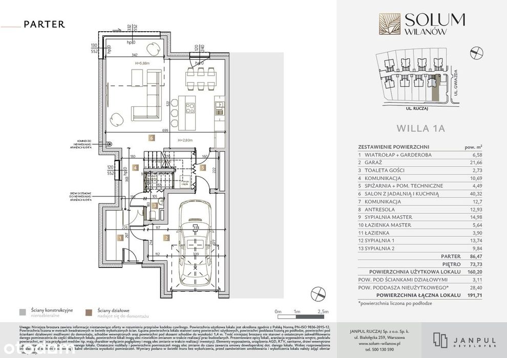 1A - ZAWADY/ salon 6 m wysokości/ działka 600 m2/ klucze latem '26