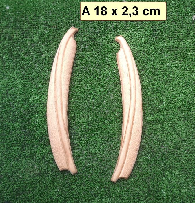 Aplikacje drewniane ozdobniki