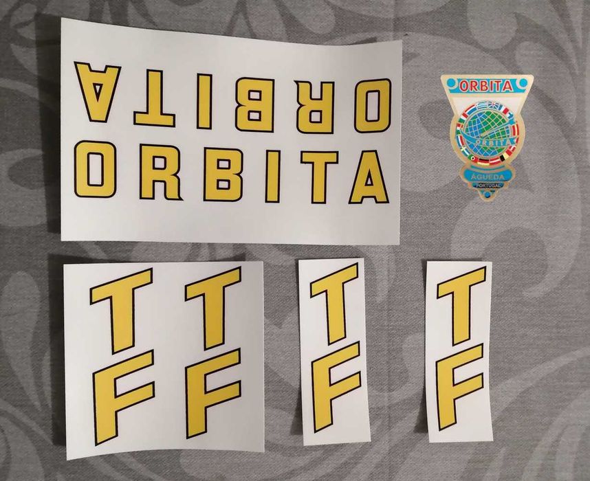 Autocolantes de bicicleta Órbita BMX TF
