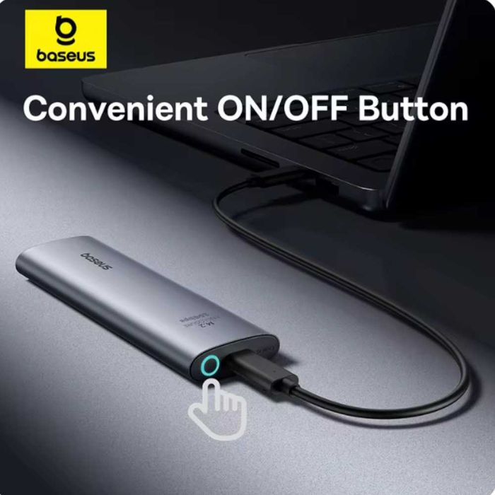 Внешний карман Baseus SSD Case M.2 NVME to USB 3.2 Gen2