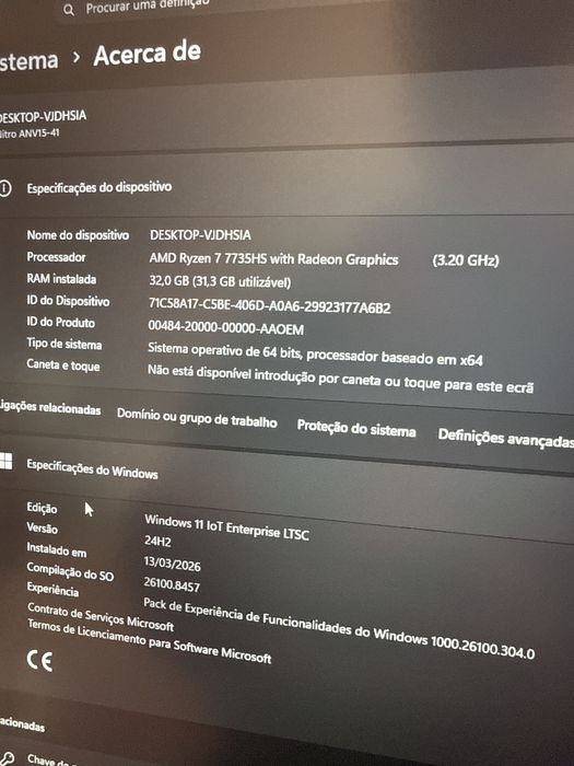 Portatil Acer Nitro V 15 Gaming (32GB RAM / 1.5TB SSD / Mochila + Perifericos )