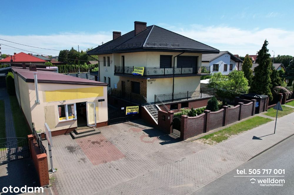 Duży dom 196m2 + lokal usługowy przy głównej ulicy!