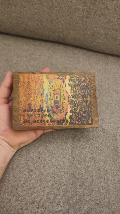 Caixa Madeira - 500 Anos de Descobertas