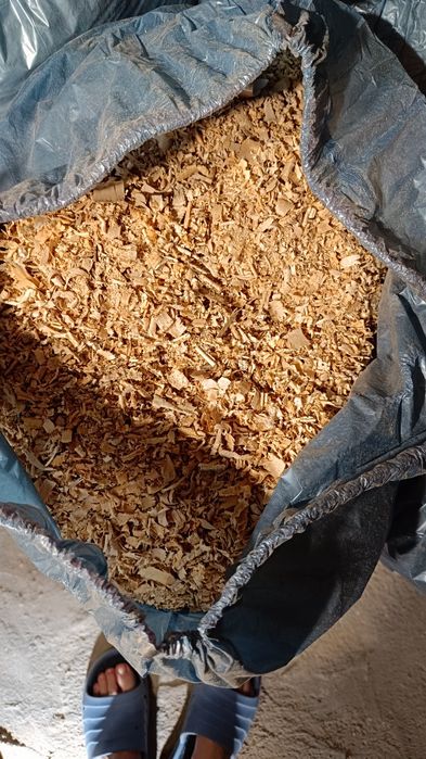 Trociny pakowane w workach 120l